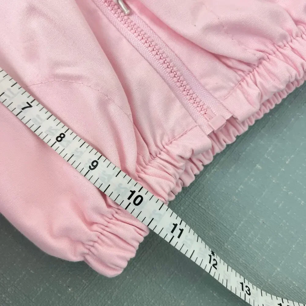 Vintage OshKosh B'gosh Pink Hooded Windbreaker 12 Months USA